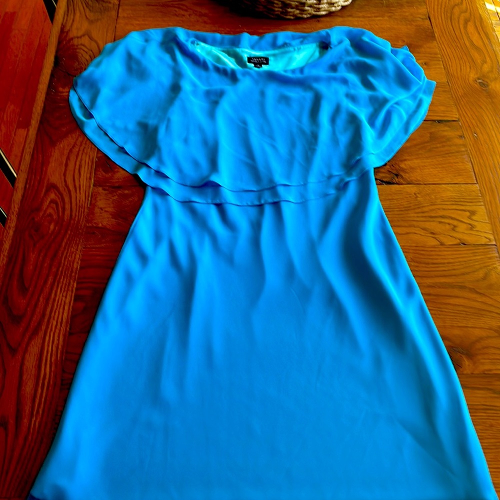 Beautiful blue Tahari dress, worn once, size 12